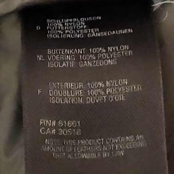 The North Face LONG 600 Puffer Goose Down Jacket Brown with Detachable Hood S - Picture 11 of 13